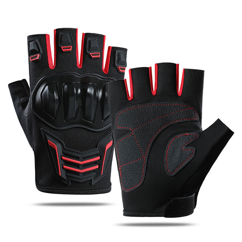 Mountain Biking Gloves - Breathable Motorcycle Gloves Summer Half Finger