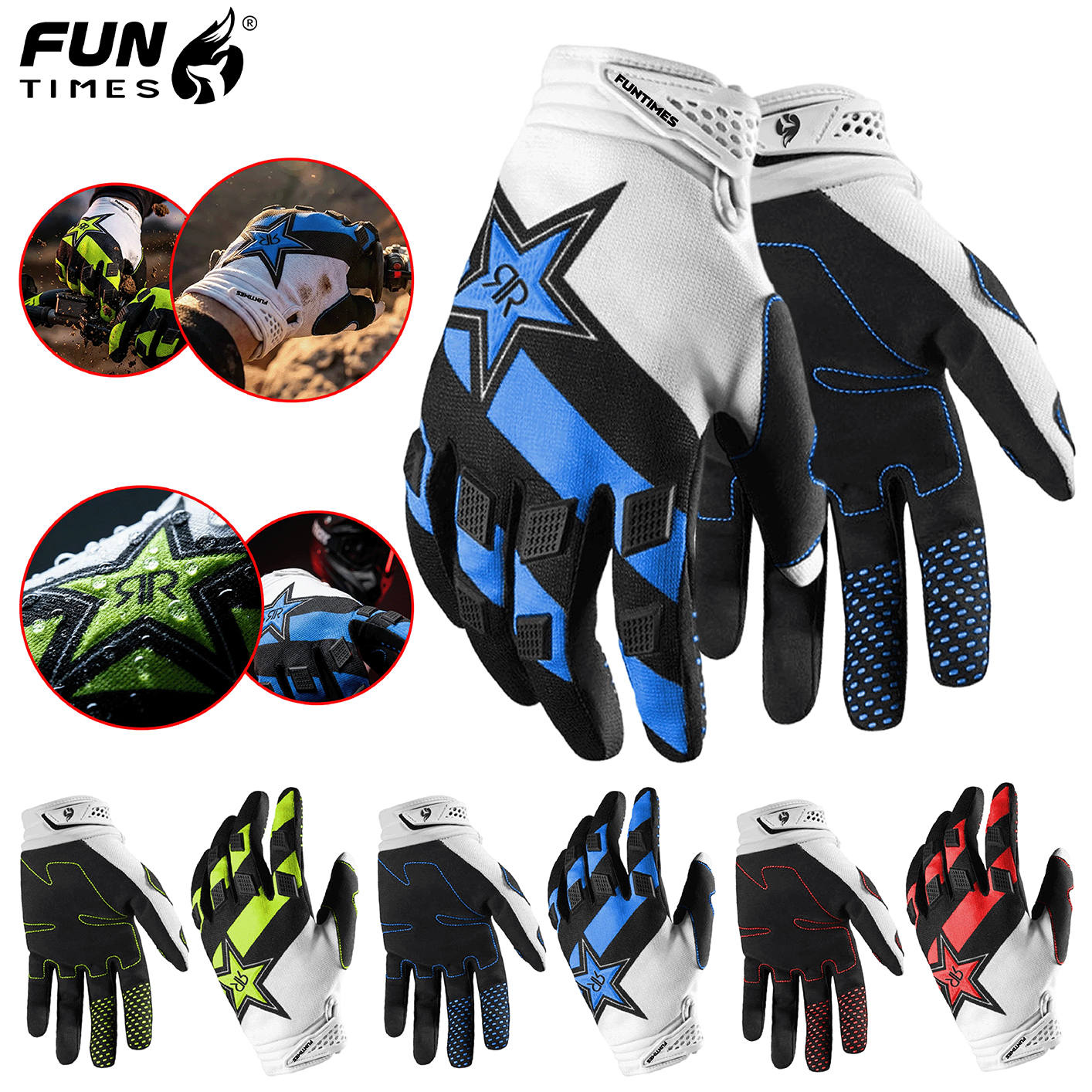 Mountain Biking Gloves - 2024 Racing Cycling Gloves Mountain Bicycle