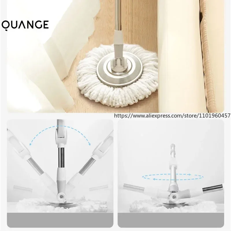 Round Lazy Mop 360° Rotating H - Pedal Platform Flat 评论和价格