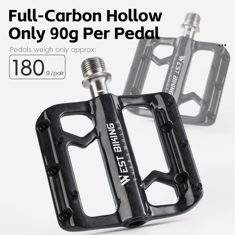 WEST BIKING Bicycle Pedals 3 B - Pedal Platform Flat 评论和价格