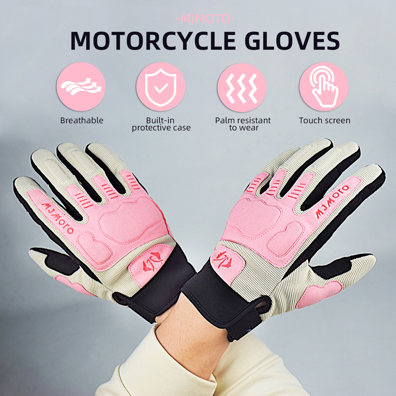 Pink Lady Summer Breathable Mo - Mountain Biking Gloves 评论和价格