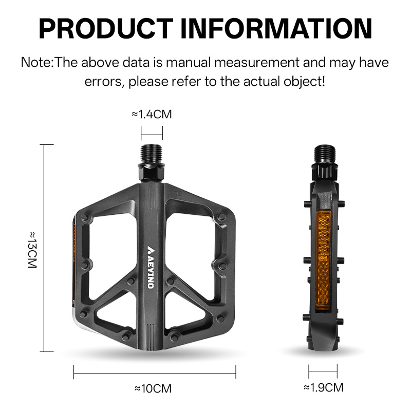 Bicycle Flat Pedals Ultralight - Pedal Platform Flat 评论和价格