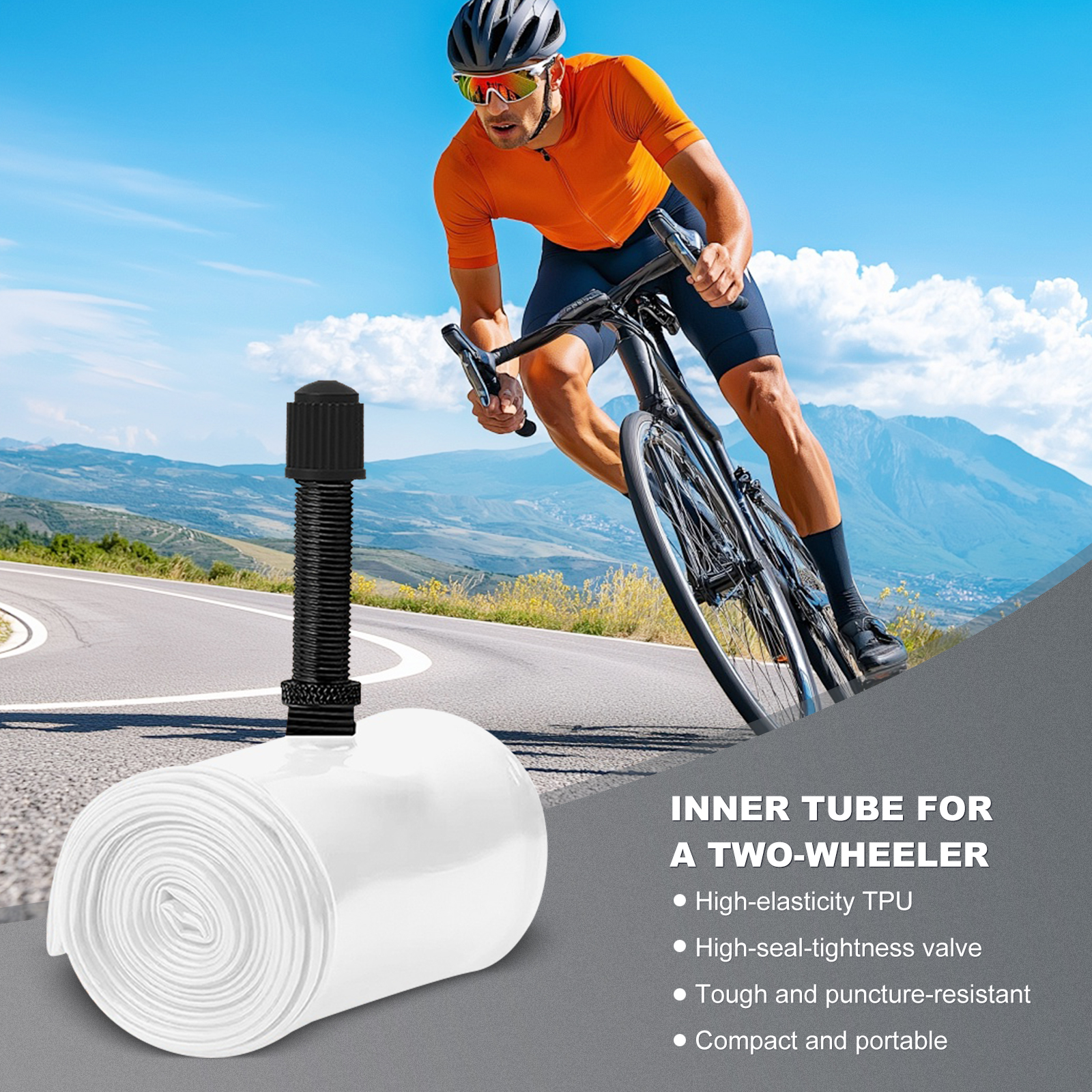 TPU Road Bike Inner Tube with  - Mountain Biking Tube 评论和价格