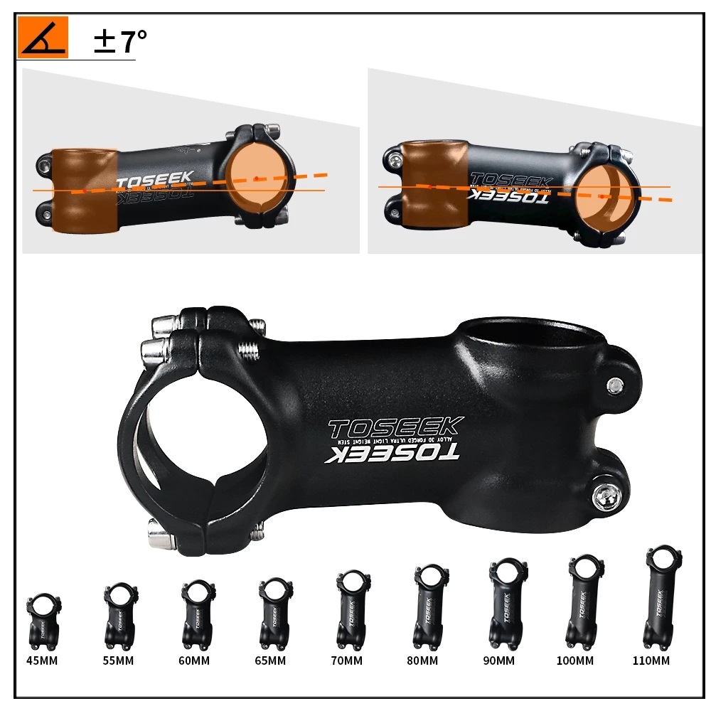 TOSEEK Ultralight Aluminum Bic - Handlebar Riser Stem 评论和价格