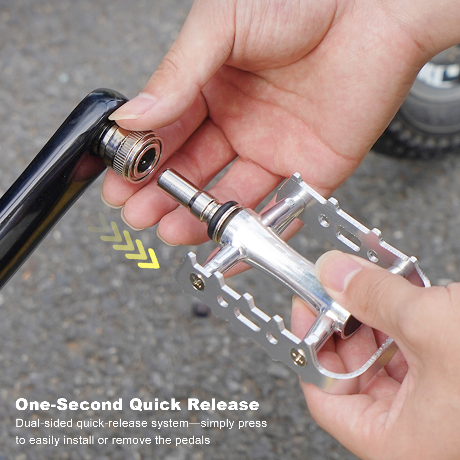 Aluminum Alloy Bicycle Pedal w - Pedal Platform Flat 评论和价格