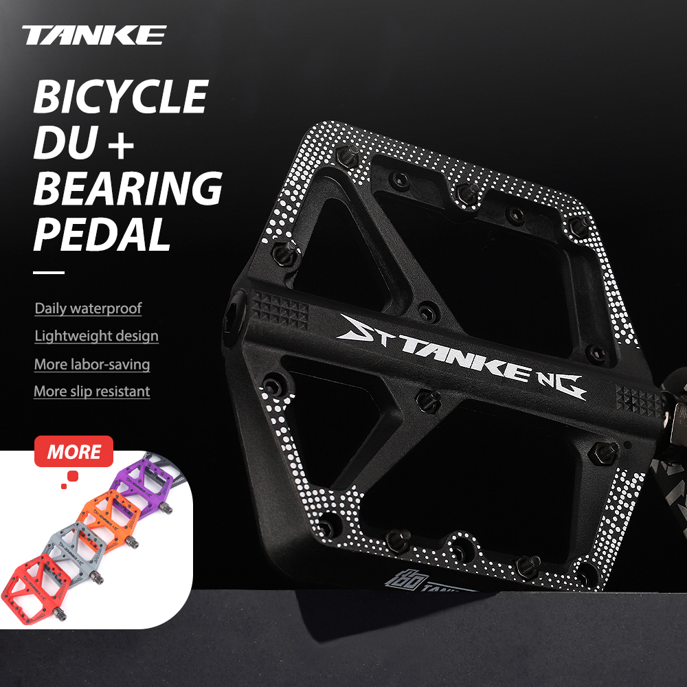 TANKE MTB Bike Pedals Nylon Fi - Pedal Platform Flat 评论和价格