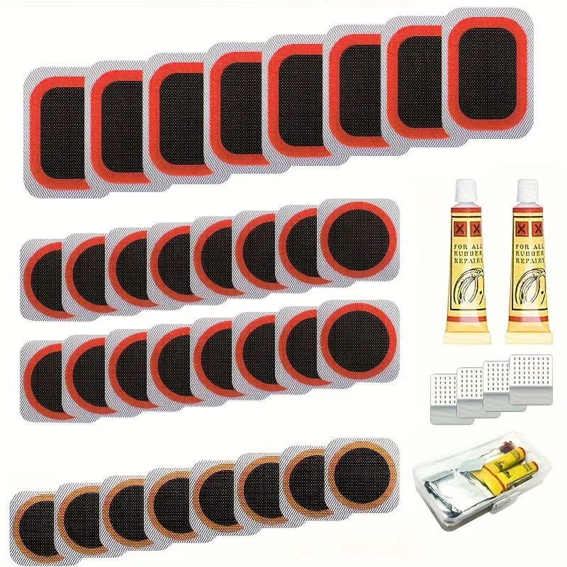 32pcs Bike Tire Repair Kit - B - Mountain Biking Tube 评论和价格
