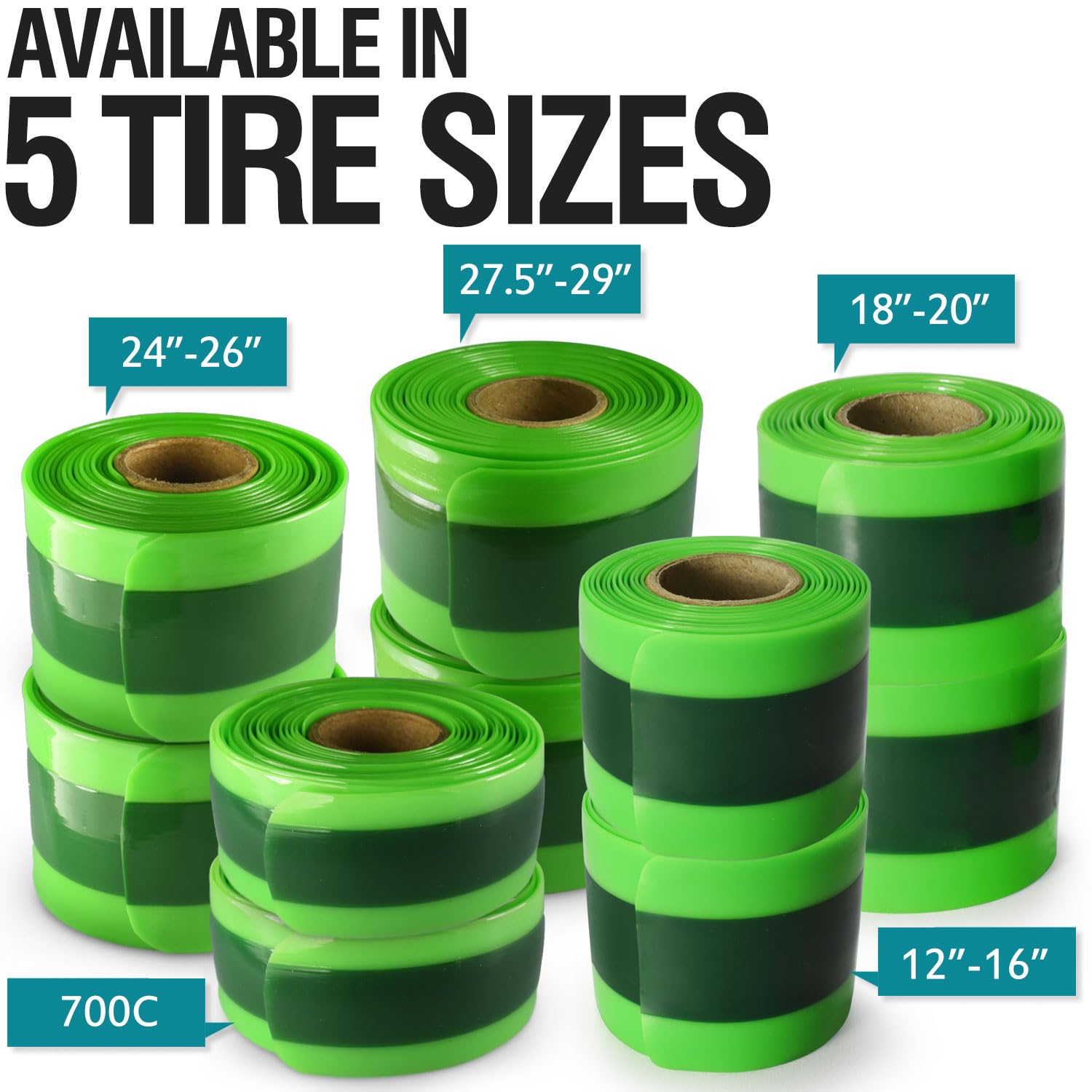 Bike Tire Liner-Help Prevent F - Mountain Biking Tube 评论和价格